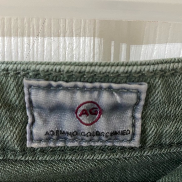 AG Adriano Goldschmied The Isabelle Button Up High Rise Straight Crop Jeans S29R - Picture 7 of 9
